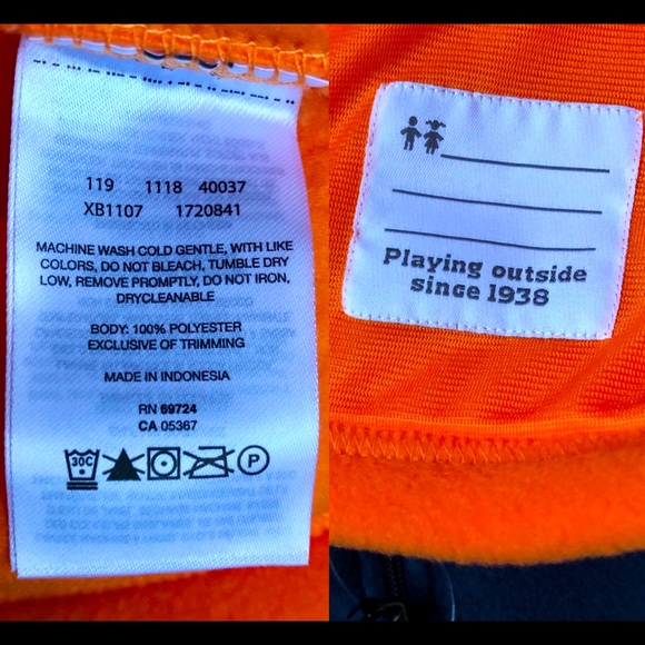 NEW COLUMBIA FLEECE JACKET Granite Mountain II Fleece Full Zip Large Kids - Picture 3 of 14